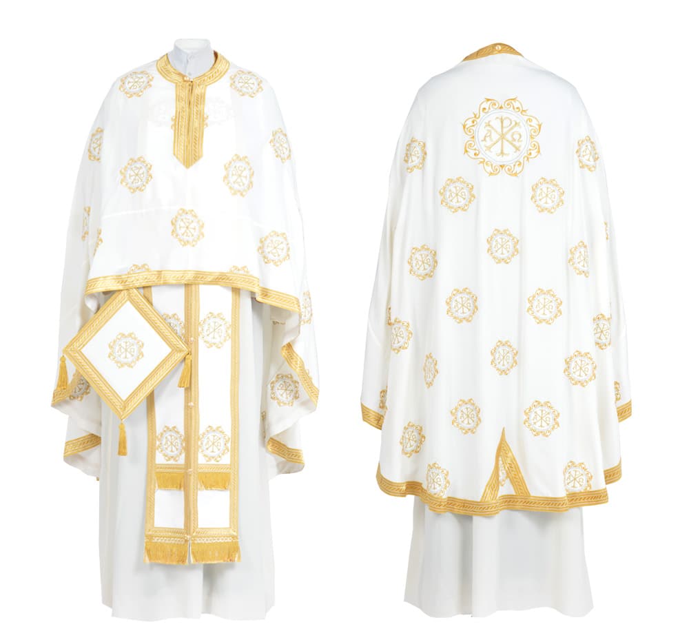 Marocain Embroidered Stole
