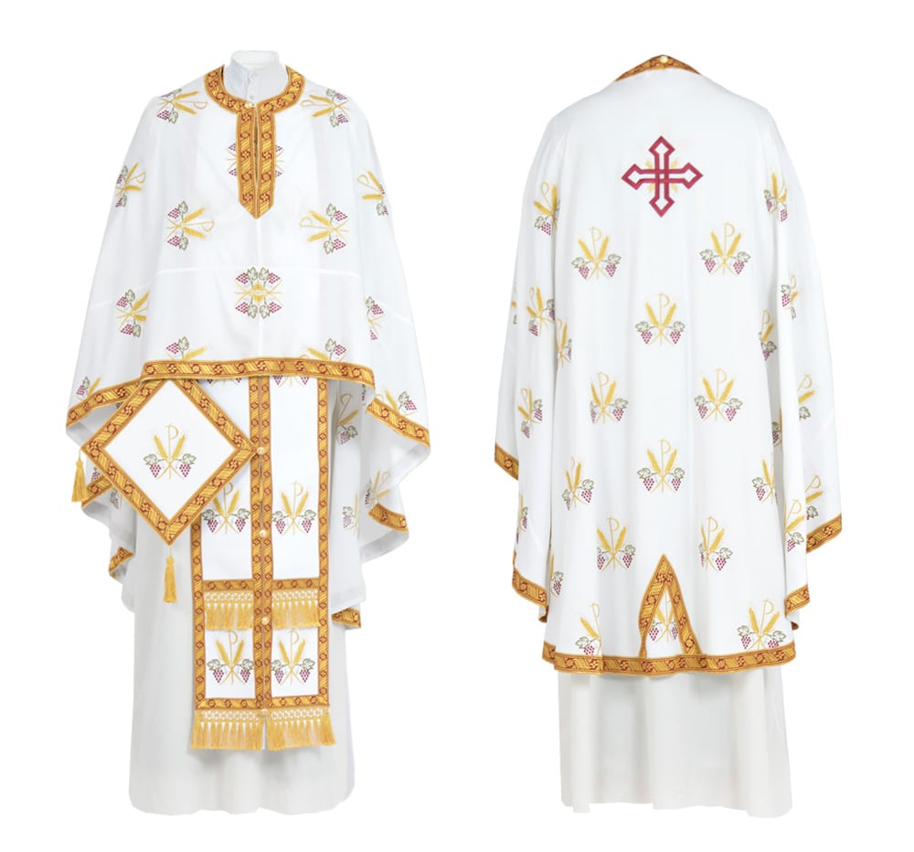 Marocain Embroidered Stole
